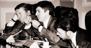 cesar gaviria juan manuel santos y rudolf hommes