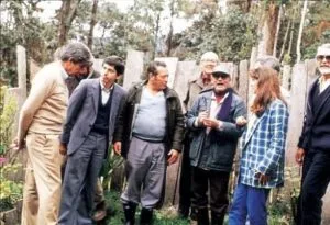 César Gaviria con Marulanda, Jacobo Arenas, Alfonso López M., Nohemí Sanín