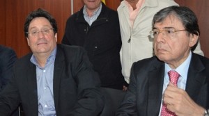 Francisco Santos y Carlos Holmes Trujillo