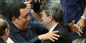 Chávez y Jean Luc Melenchon