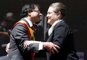 Gustavo Petro y Clara López