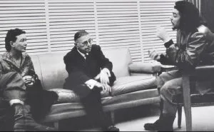 che guevara Jean Paul Sartre y Simone de Beauvoir