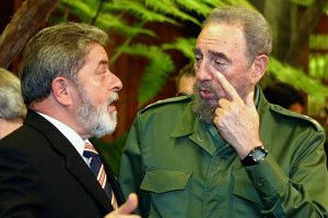 Castro y lula da Silva