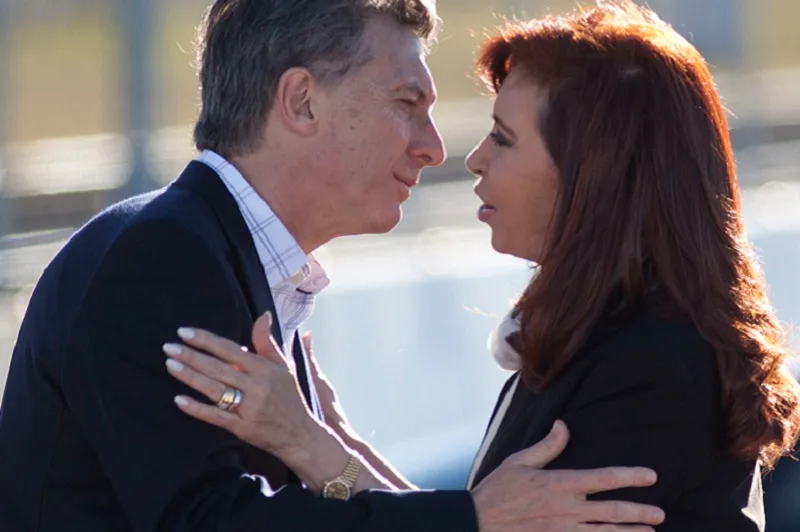 Mauricio Macri y Cristina. Ambos con las mismas ideas socialistas