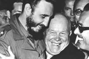 Fidel Castro and Nikita Khrushchev