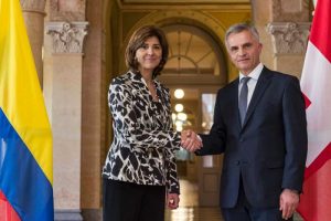 canciller holguin y Didier Burkhalter