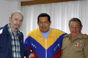 Raul Castro, Fidel Castro, Hugo Chavez