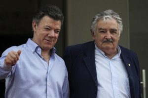 juan manuel santos y pepe mujica