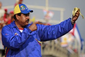 Venezuela's acting President and presidential candidate Maduro greets supporters during a campaign rally in Vargas