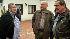 Timoleon Jimenez, Carlos Lozada y Mauricio Jaramillo