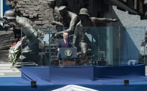 trump en polonia