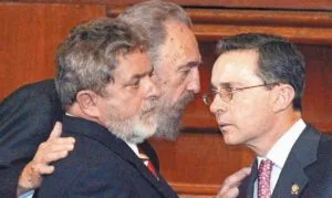 fidel castro lula y uribe