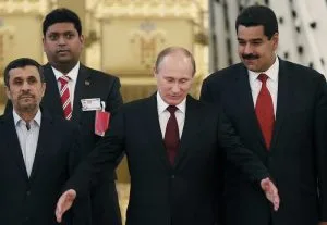 Mahmud Ahmadinedschad, putin y maduro